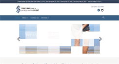 Desktop Screenshot of cobourgspineandsport.com